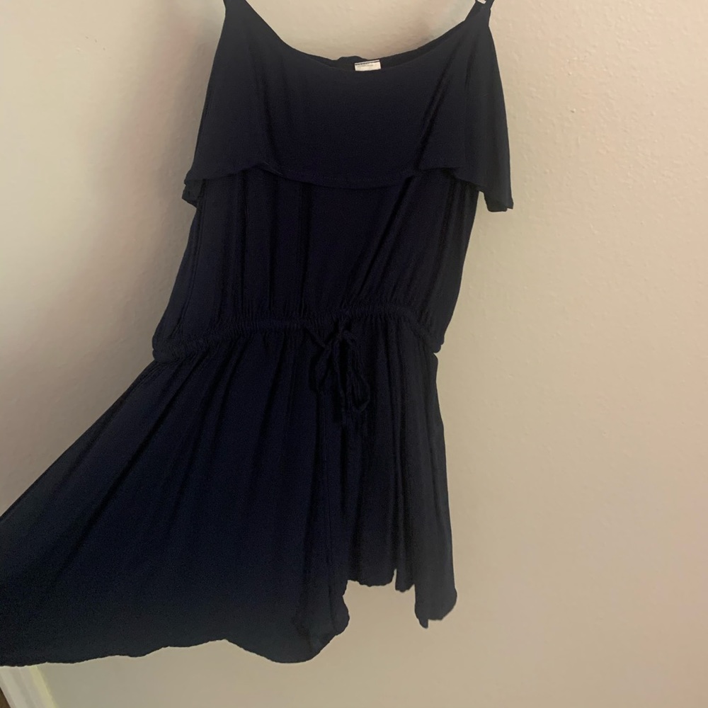 Navy blue romper